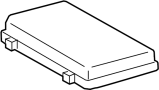 Image of Fuse Box Cover (Upper) image for your 2016 TOYOTA 4RUNNER SR-5