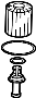 View Engine Oil Filter Element Full-Sized Product Image