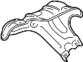 Image of Exhaust Heat Shield image for your 2016 Toyota Tacoma  SR Extended Cab Pickup Fleetside 