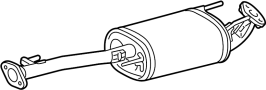 Image of Exhaust Muffler image for your 2020 Toyota Sequoia   
