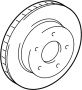 Image of Disc Brake Rotor (Front) image for your 2010 Toyota Tundra   
