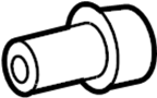 Image of Suspension Control Arm Bushing (Rear, Lower) image for your 2005 TOYOTA AVALON