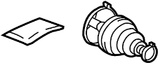 Image of CV Joint Boot Kit (Front). A kit of one or multiple. image for your Toyota 4Runner  