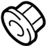 View Steering Wheel Nut Full-Sized Product Image