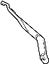 Image of Windshield Wiper Arm (Right, Front) image for your Toyota