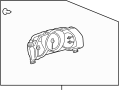 Image of Instrument Cluster. Meter, Combination. image for your 2023 Toyota Corolla   