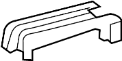 Image of Cover cap. Cover, Seat Leg. (Front) image for your 2023 Toyota 4Runner   