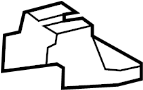 Image of COVER, BRACKET. COVER, SEAT TRACK BRAKE. Track end cover. image for your 2023 Toyota 4Runner   