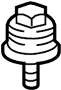 View Roof Luggage Carrier Side Rail Bolt Full-Sized Product Image 1 of 2