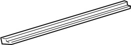 Image of Door Window Belt Weatherstrip (Rear) image for your 2018 Toyota RAV4   