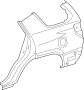 Image of Quarter Panel (Left) image for your 2016 Toyota 4Runner  Trail Sport Utility 