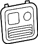 Image of Accessory bezel. BEZEL, POWER OUTLET. image for your 2017 TOYOTA 4RUNNER TRD Off-Road