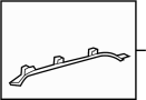 Image of GARNISH ASSEMBLY, ROOF S. Window trim. image