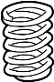 Image of Coil Spring (Rear) image for your 2011 Toyota 4Runner 4.0L V6 A/T 4WD Limited Sport Utility 