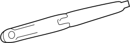 Image of Back Glass Wiper Arm (Rear) image for your 2008 Toyota Avalon   