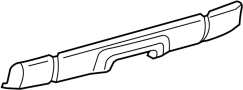 Image of Center cover. COVER, Bumper. (Rear, Lower) image for your 2005 TOYOTA AVALON LIMITED