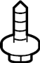 View Screw. Bolt. Bracket. (Upper, Lower) Full-Sized Product Image