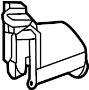 Image of Bumper Cover Bracket (Front, Upper, Lower) image for your 2006 Toyota Matrix   