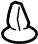 View Clip. Insulator. (Front) Full-Sized Product Image