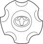 Image of Wheel Cap image for your 2008 Toyota Avalon   