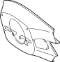 Image of Steering Wheel Back Cover (Rear) image for your 2018 TOYOTA PRIUS Three Touring Hatchback