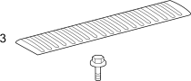 View Clip. Trim. Panel. Retainer. Quarter. (Rear, Upper, Lower) Full-Sized Product Image