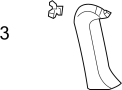 View Trim. Clip. Retainer. (Lower) Full-Sized Product Image