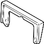 Image of License Plate Bracket (Front) image for your 2001 TOYOTA COROLLA 1800CC 16-VALVE DOHC EFI, MANUAL , 5-SPEED