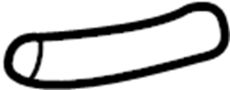 Image of Radiator Coolant Hose (Lower) image for your 2023 Toyota Mirai   