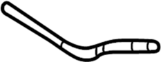 Image of Engine Coolant Overflow Hose image for your 2013 Toyota Highlander  Hybrid Sport Utility 