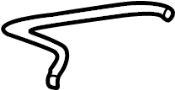 Image of Engine Coolant Hose image for your 2008 Toyota Highlander  Hybrid Limited Sport Utility 
