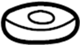 Image of Seal. Fender. (Front, Upper, Lower). A Seal that that goes. image