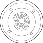 View Spare. Tire. Rim. Wheel, Disc.  Full-Sized Product Image
