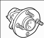 Image of Wheel Bearing and Hub Assembly (Front) image for your 2021 Toyota Prius   