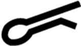 View Suspension Ball Joint Lock Pin (Lower) Full-Sized Product Image