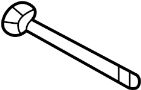 Image of Steering Column Housing Support Bolt (Lower) image for your 1989 TOYOTA CAMRY