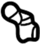 Image of BRACKET, TAIL GATE P. Side seal bracket. image for your 2003 Toyota MR2 Spyder   