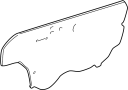 Image of Door Panel Insulation (Front) image for your 2021 Toyota Camry 2.5L A/T AWD SE SEDAN 