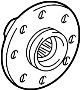 Image of Wheel Hub (Rear) image for your 2004 Toyota 4Runner 4.0L V6 A/T 4WD SR5 Sport Utility 