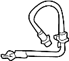Image of Brake Hydraulic Hose image for your 2018 Toyota 4Runner  Limited Sport Utility 