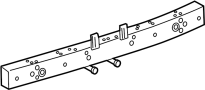 Image of Bumper Cover Reinforcement (Rear, Lower) image for your 2006 TOYOTA CAMRY