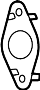 Image of Engine Coolant Outlet Gasket image for your Toyota