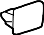 View Cap, Tonneau Cover H. Quarter trim Cap. (Lower) Full-Sized Product Image