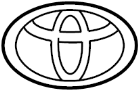 Image of Grille Emblem image for your 2013 Toyota Matrix   