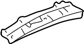 Image of Fender Rail Reinforcement (Front, Rear, Upper) image for your 1999 TOYOTA COROLLA S