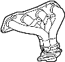 Image of Exhaust Manifold image for your 2014 TOYOTA COROLLA