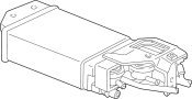 Image of Vapor Canister image for your 1998 Toyota Tacoma  Pre Runner Extended Cab Pickup Fleetside 