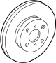 Image of Disc Brake Rotor (Front) image for your 2010 Toyota Tundra   