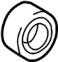Image of Wheel Bearing (Front) image for your 2004 Toyota 4Runner 4.7L V8 A/T 4WD SR5 Sport Utility 