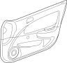 Image of Door Interior Trim Panel (Front) image for your 2018 Toyota 4Runner   